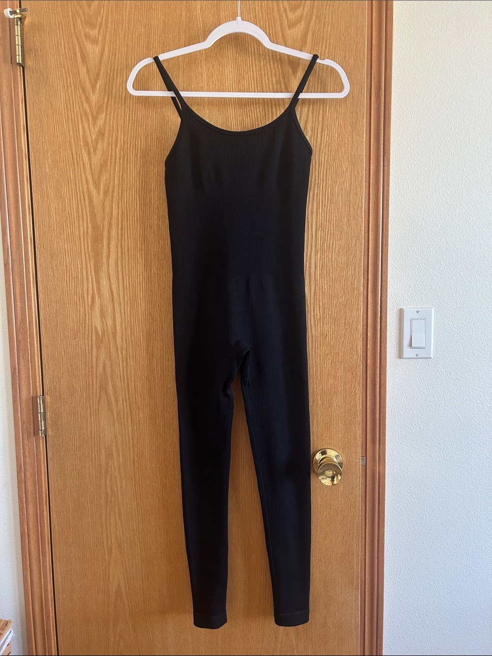 OQQ - Black Women's Ribbed Jumpsuit